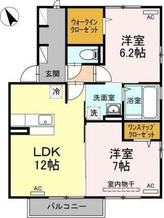 パルク　セゾン　Ⅲ棟の物件間取画像